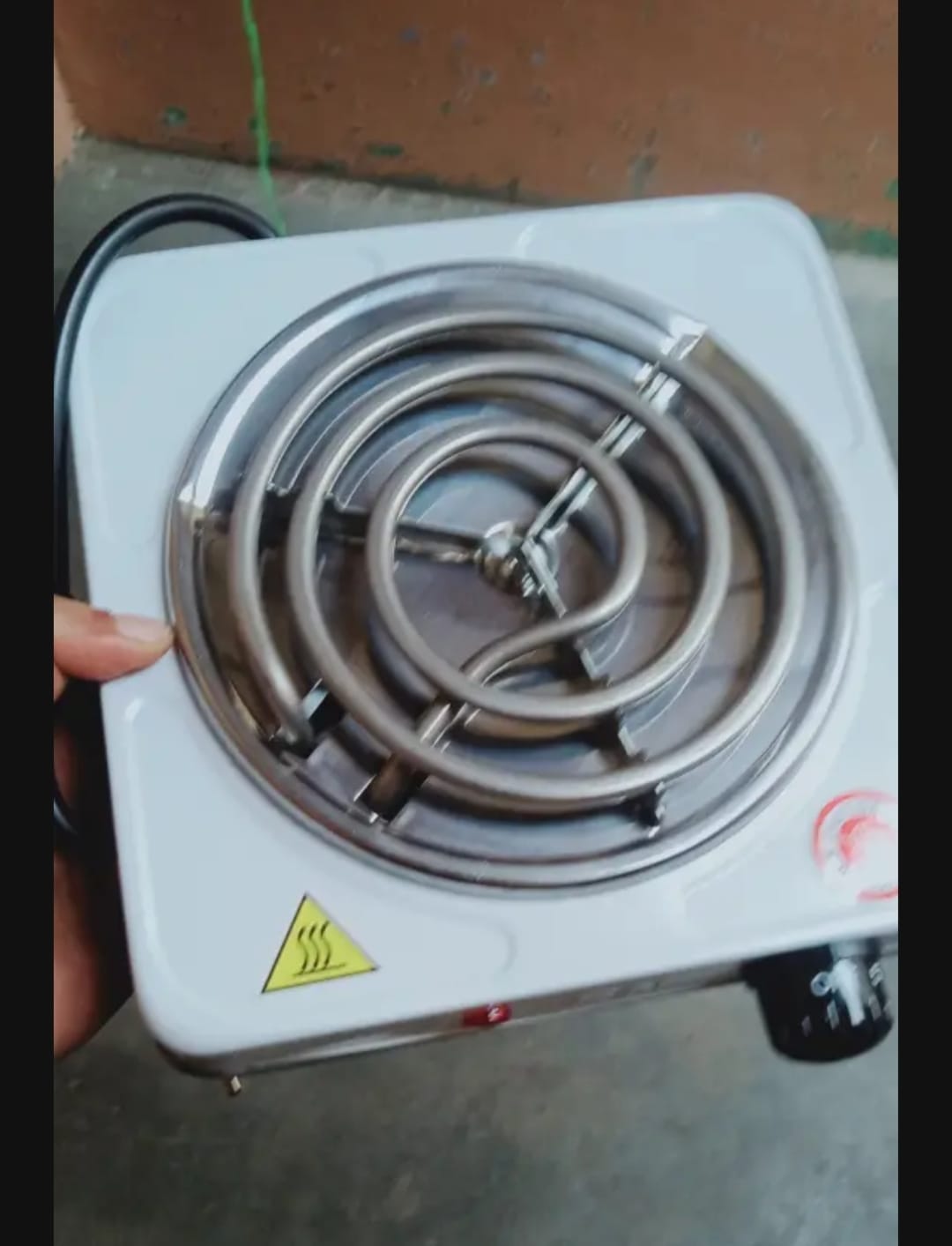 Customer photo review of RAF Electric Stove Single