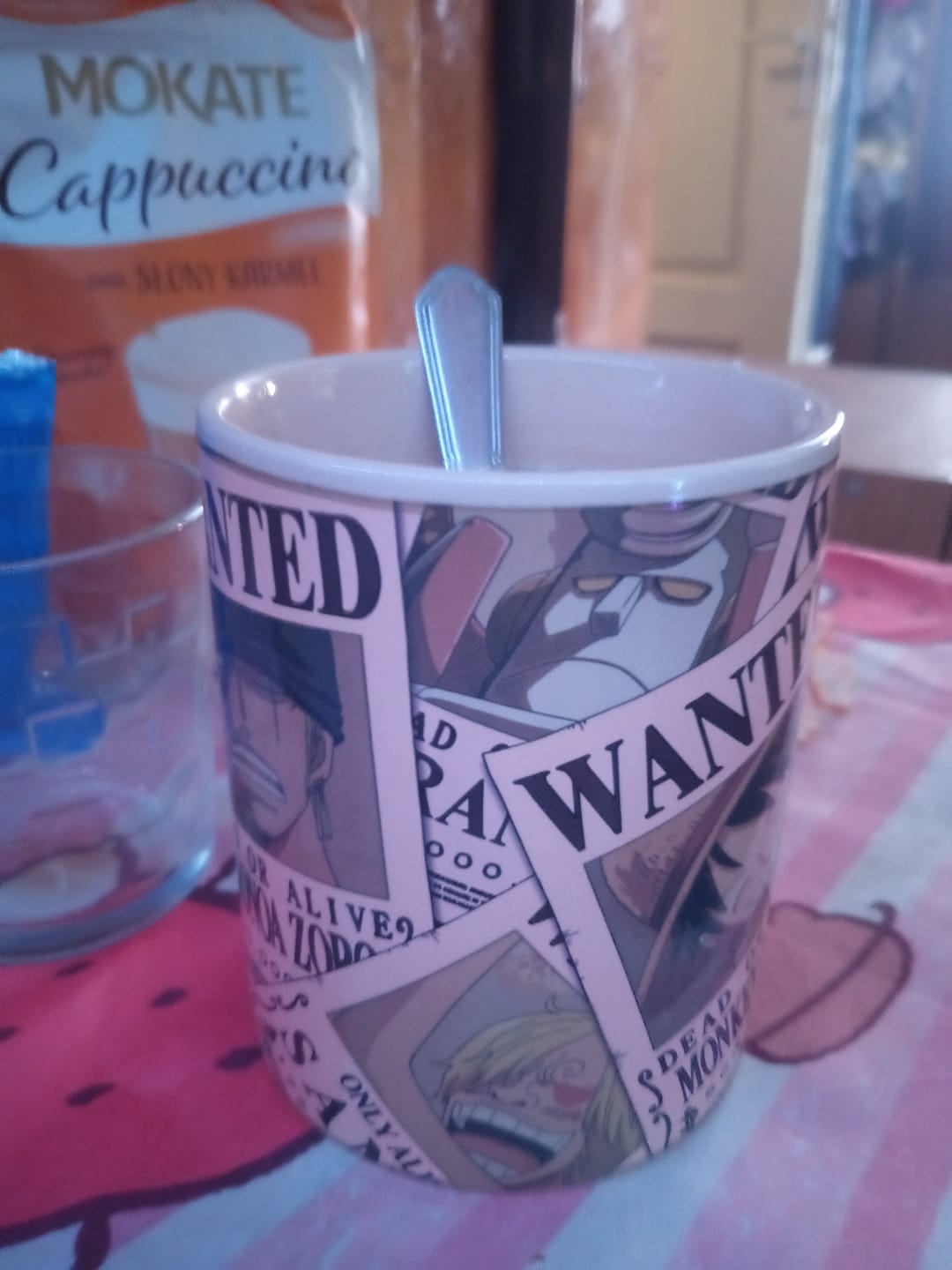 Customer photo review of Straw Hat Crew Wanted Poster Color Change Mug