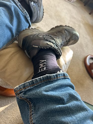 Customer photo review of HEMY Knee High Waterproof Socks