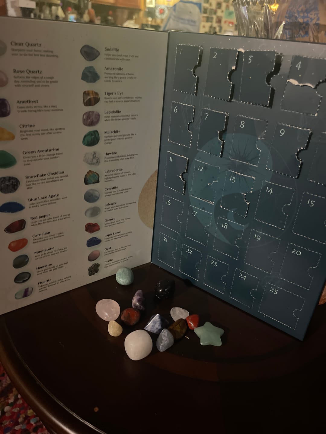 Customer photo review of 25 Days of Crystal Energy