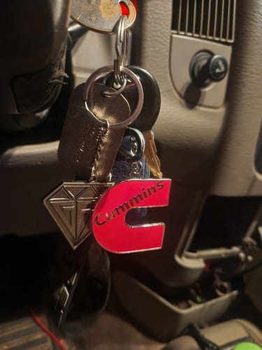 Customer photo review of CUMMINS KEYCHAIN