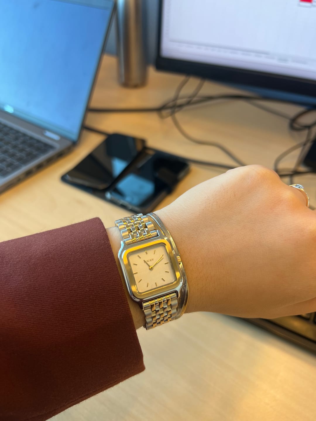 Customer photo review of Lily Gold/Silver Bracelet