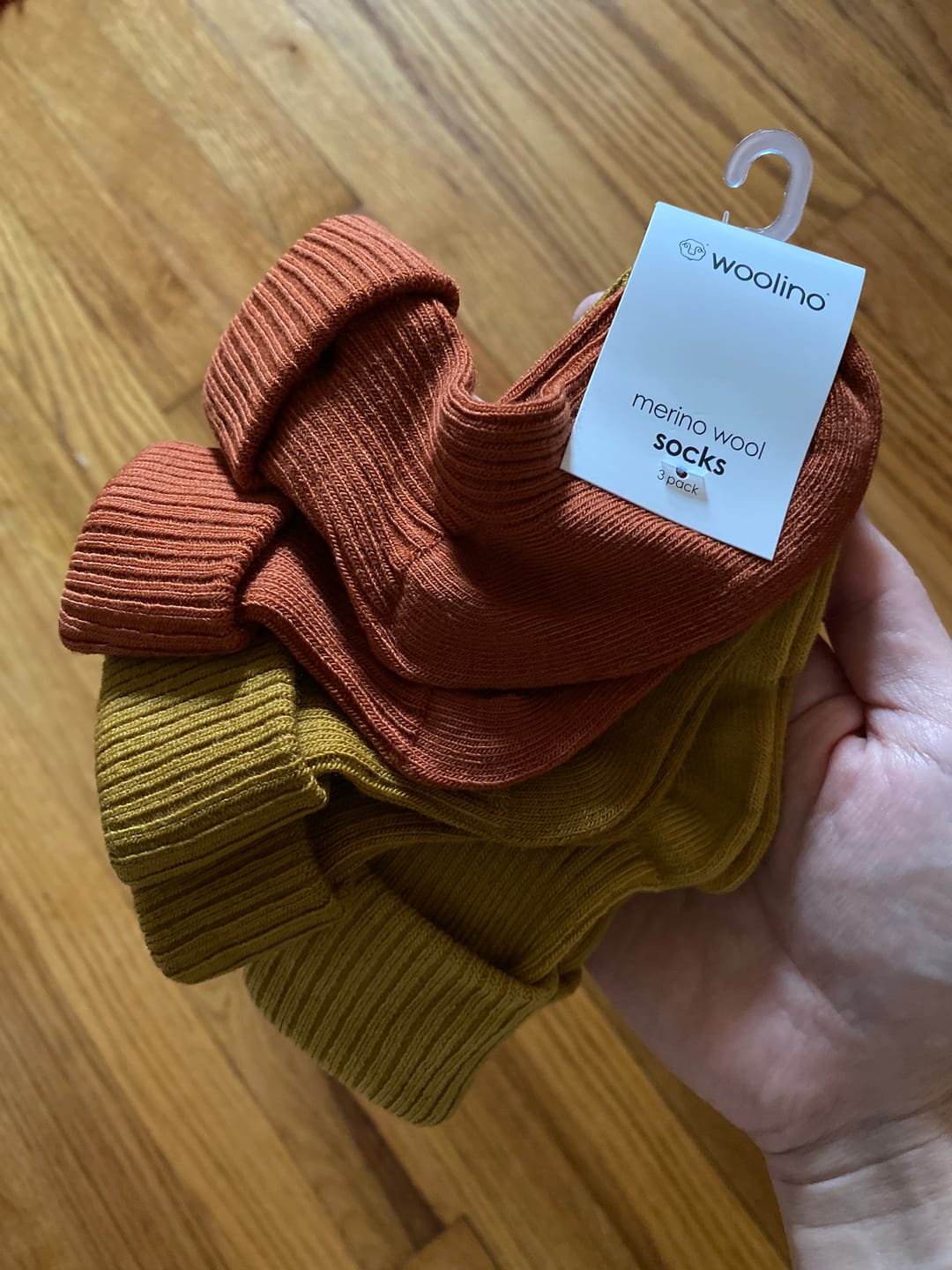 Customer photo review of Wool Socks, Baby and Toddler, Terracotta