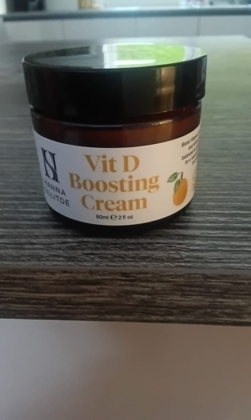 Customer photo review of Vitamin D Face Cream