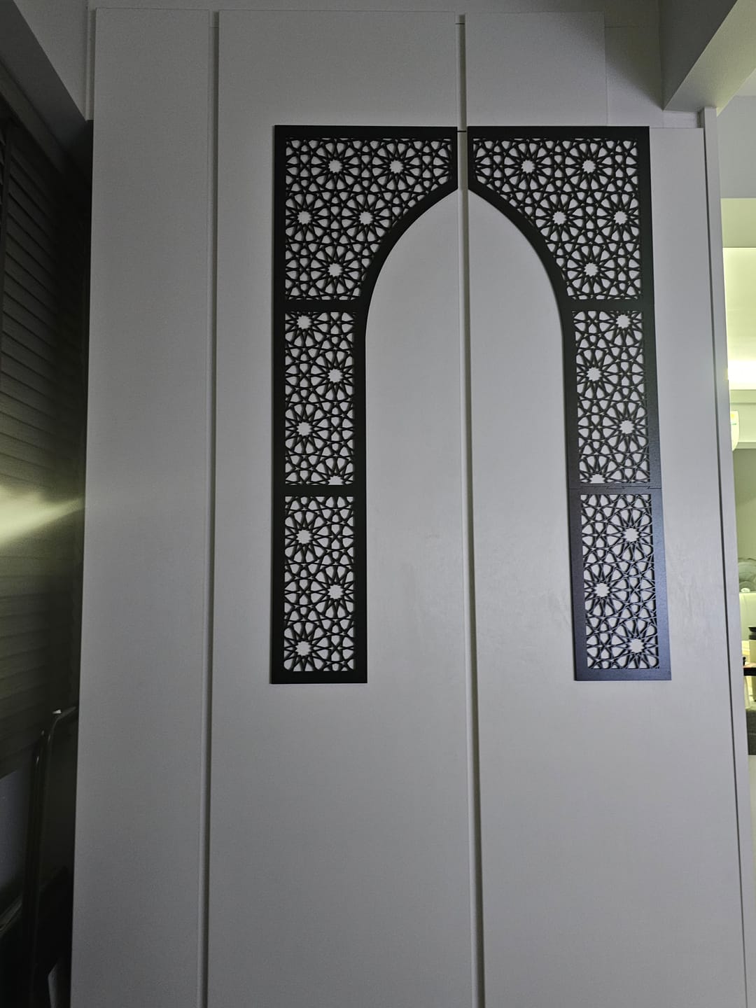 Customer photo review of Mihrab Islamic Wall Art - Wood Islamic Home Decor
