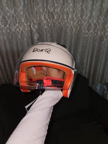 Customer photo review of Casque de vélo pour enfant avec visière – Protection et style pour chaque aventure