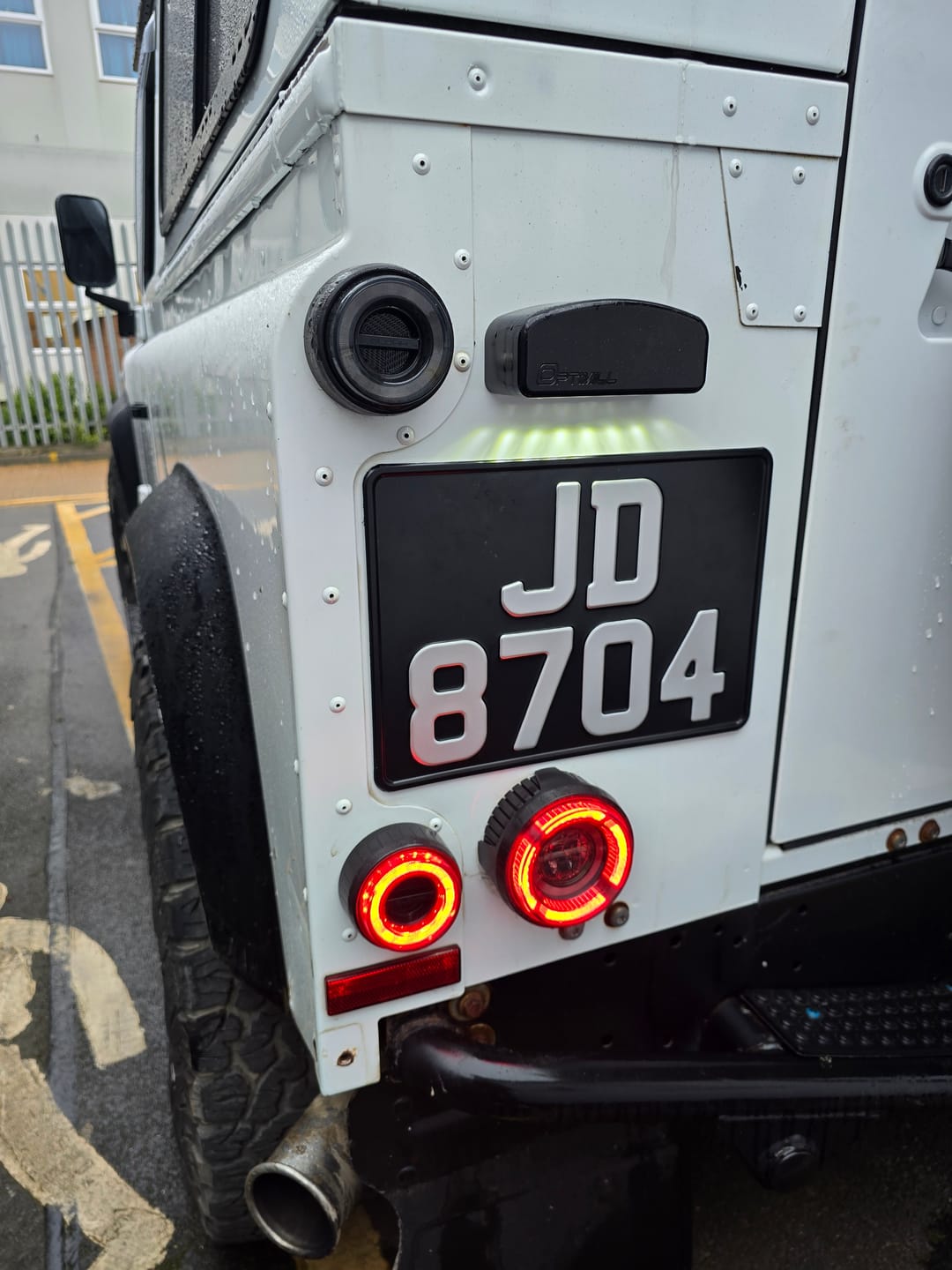 Customer photo review of Classic Metal Pressed Number Plate 520 x 111mm & 11 x 8 inches
