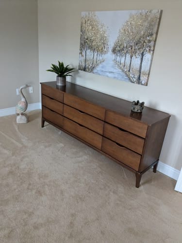 Customer photo review of 'Pathway of Gold' Framed Canvas