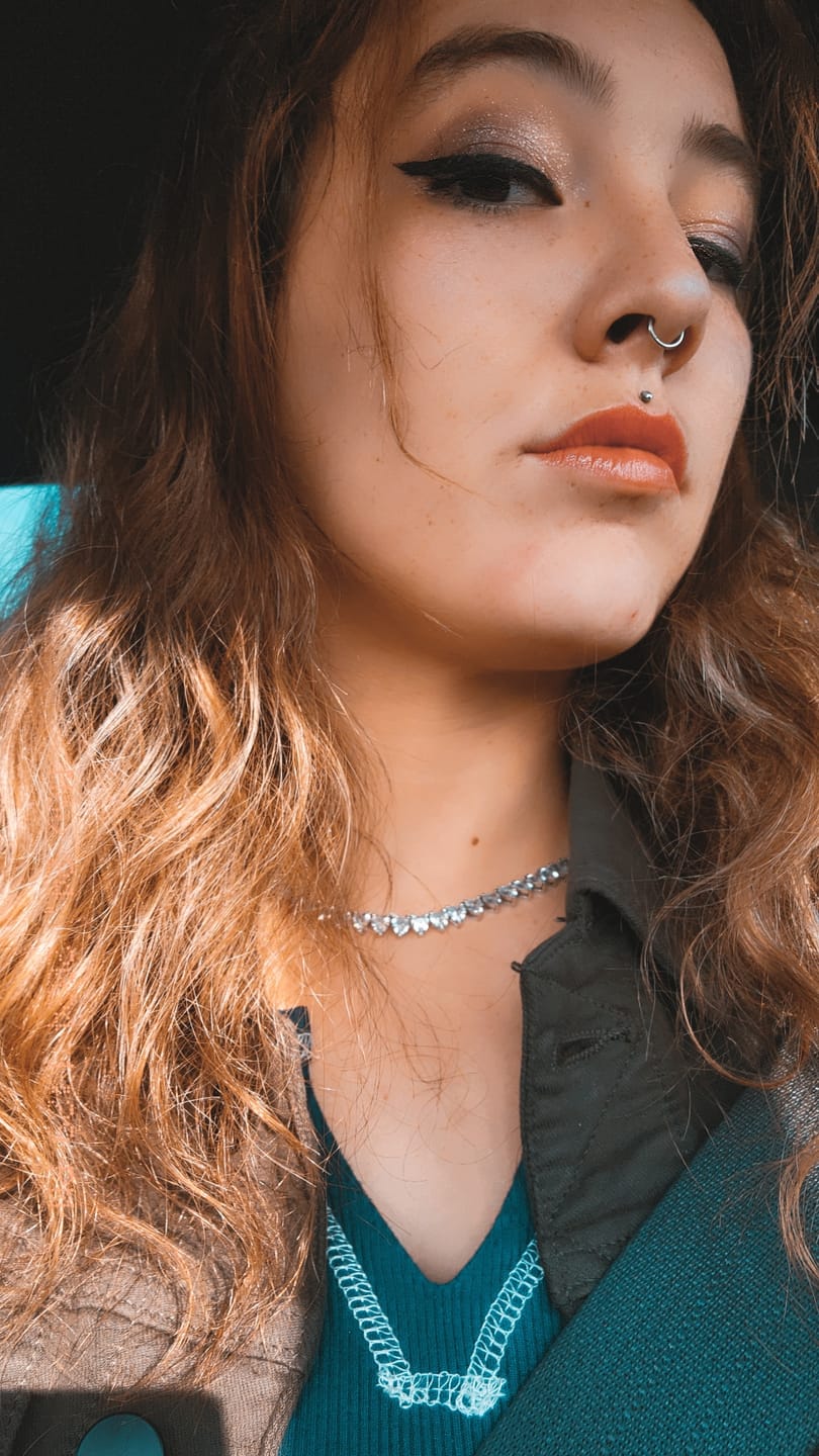 Customer photo review of Sweetheart Tennis Necklace | Silver