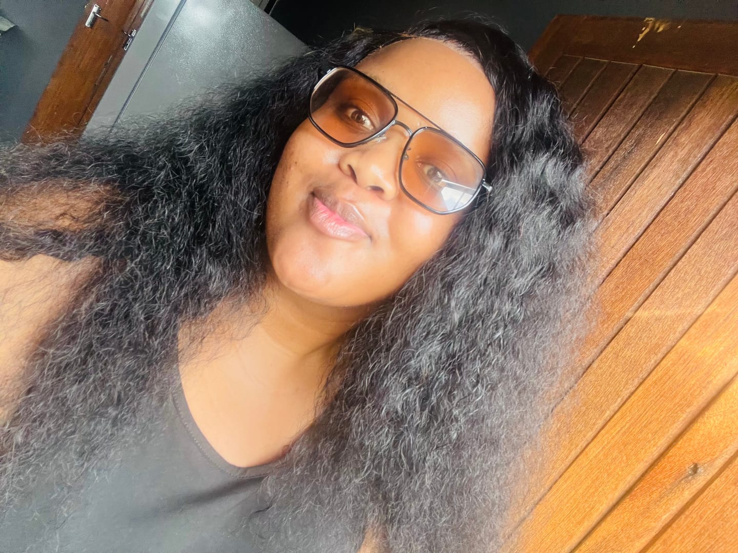 Customer photo review of Peruvian Full Lace Frontal Natural Wave 30 inch Wig