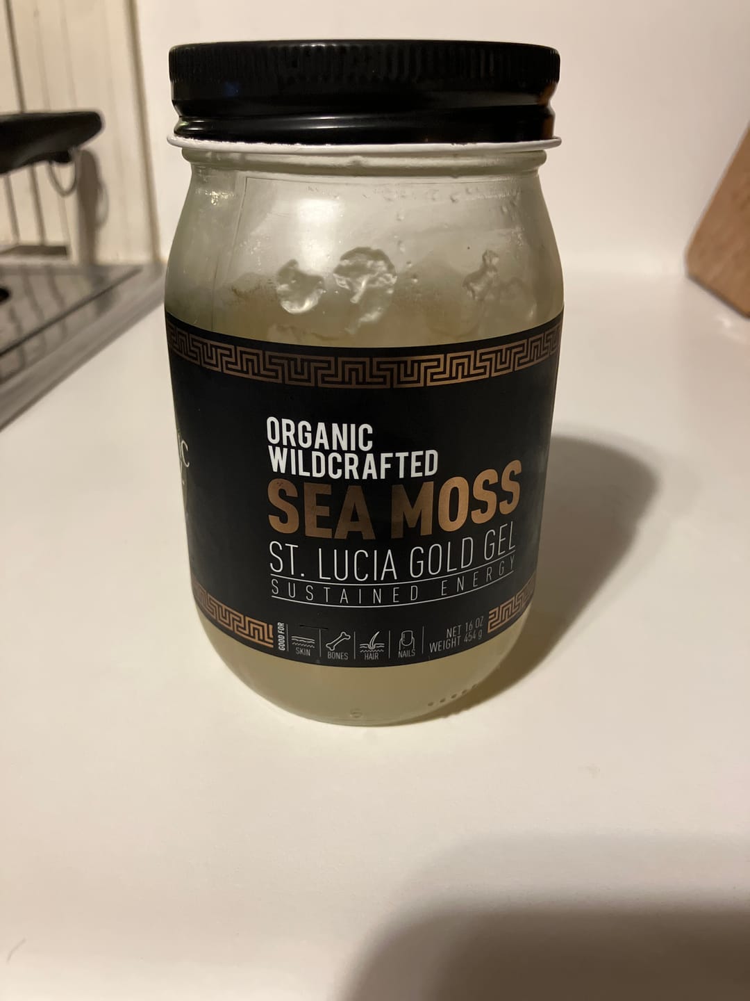 Customer photo review of St Lucia Gold Sea Moss Gel