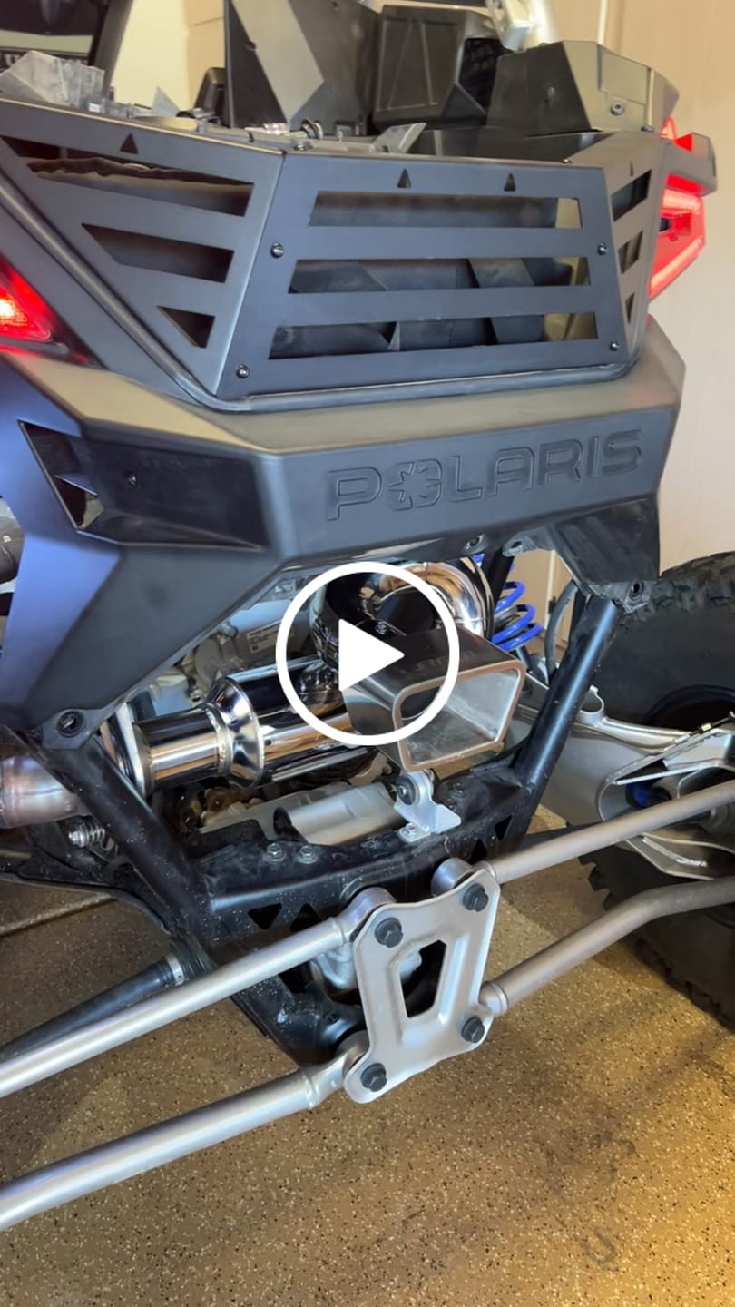 Customer video review of RPM Polaris RZR Pro R RPM 3" Sport Muffler W/ 3" Tip