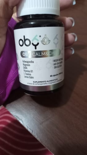 Customer photo review of OBY CALM Ashwagandha, Magnesio, Vitamina B1, GABA, L-Teanina y Lemon Balm $̶4̶4̶9̶.̶0̶0̶