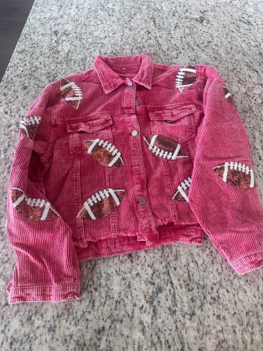 Customer photo review of Denim Jacket Corduroy Collar