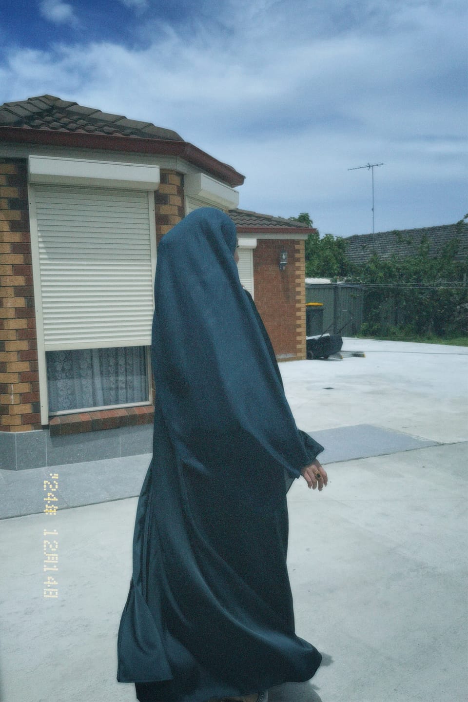 Customer photo review of Premium Modal Hijab - Emerald