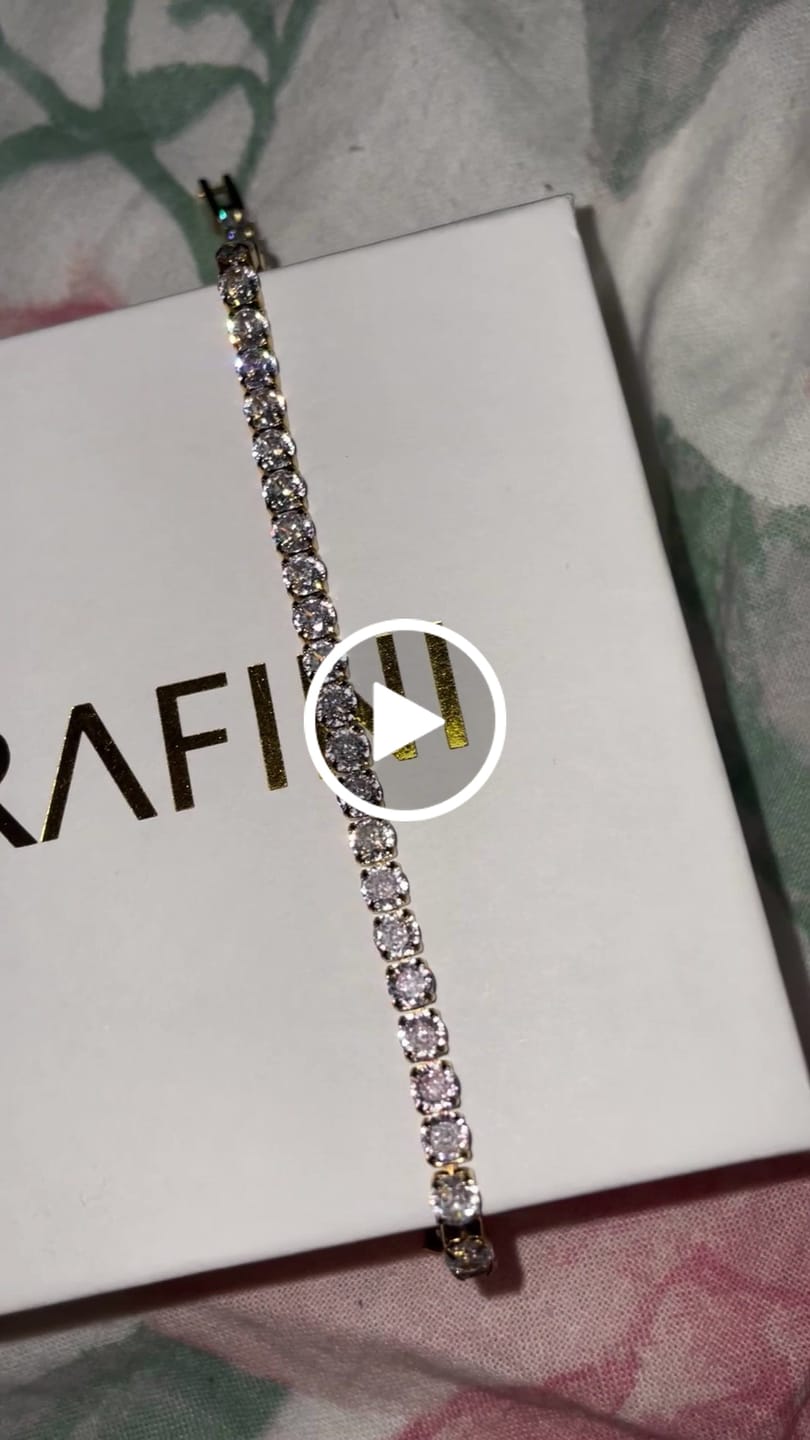 Customer video review of Bratara Tennis Gold, 4mm