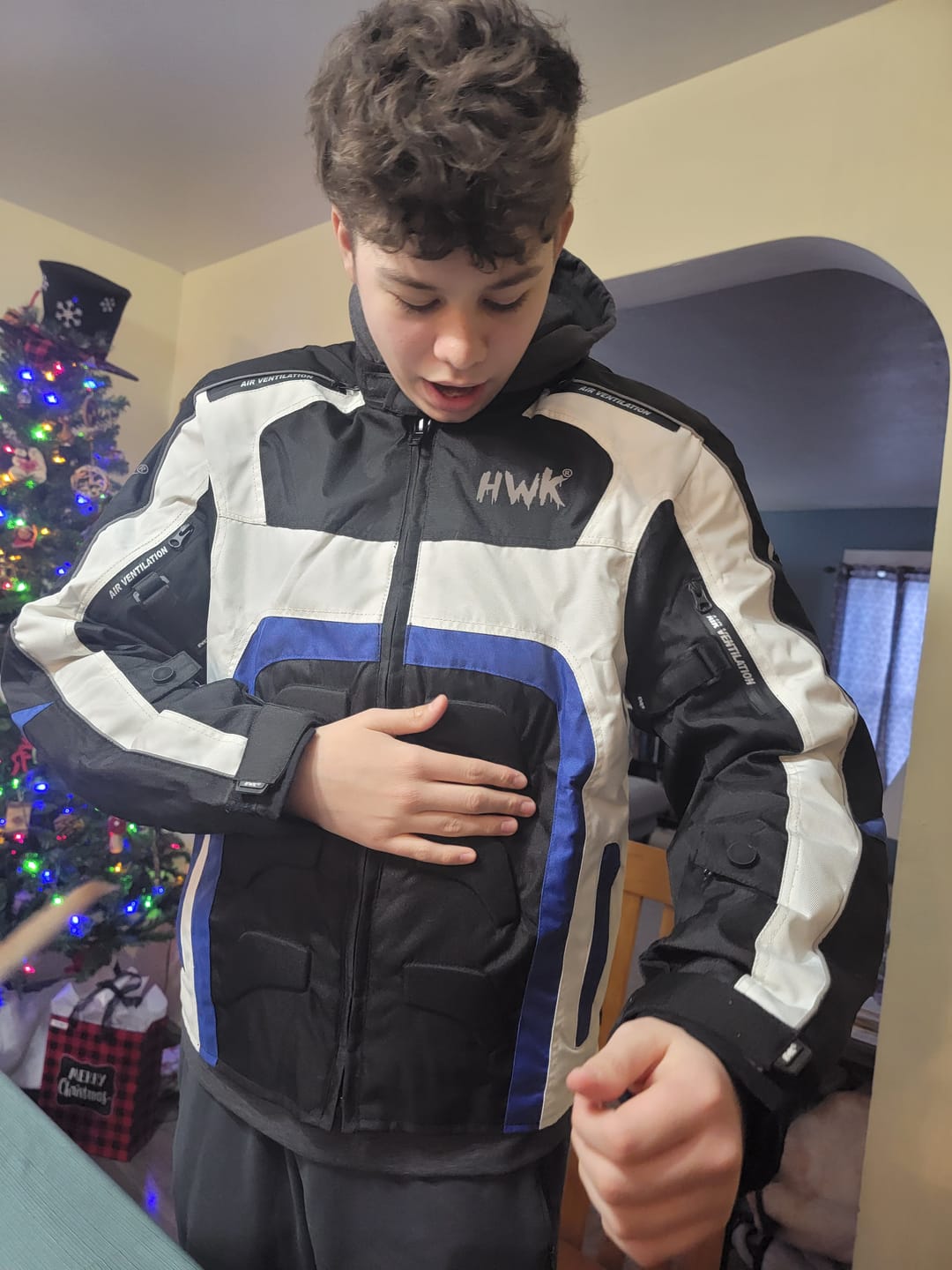 Customer photo review of HWK Spyder Textile Jacket