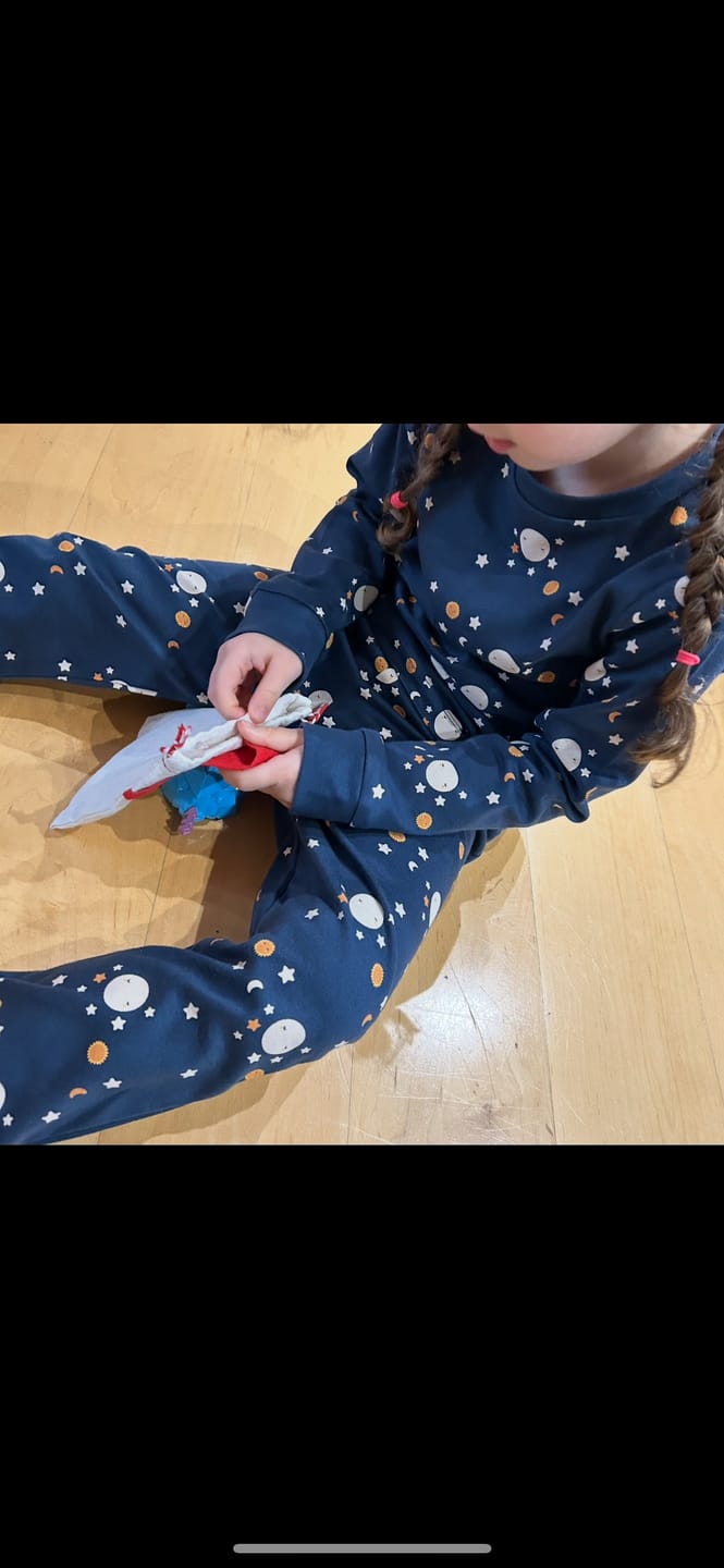 Customer photo review of Over The Moon Organic Pyjamas