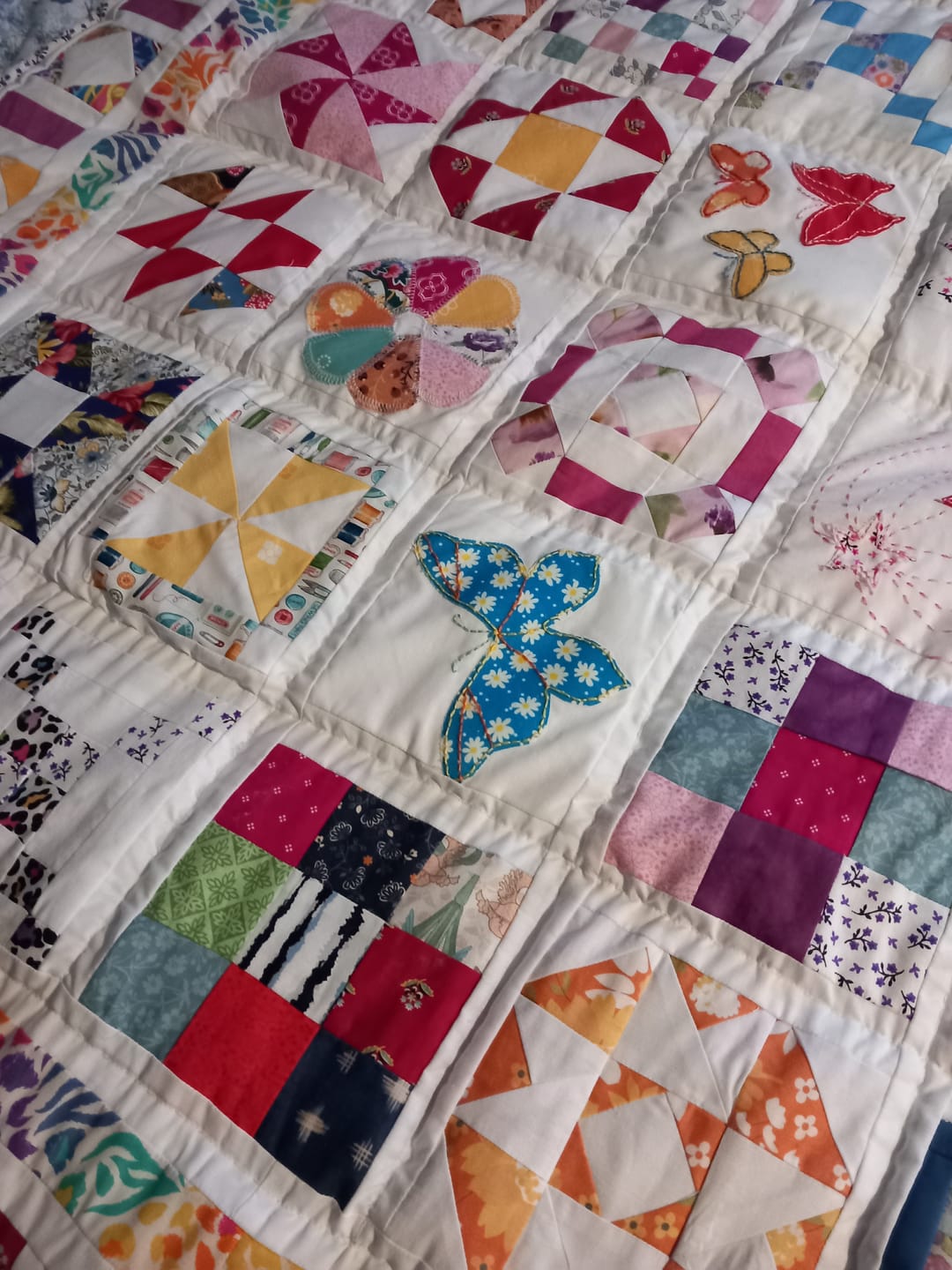 Customer photo review of 4 Piece Fat Quarter Bundle- 100% Cotton (Butterflies) (Black Friday Sale)