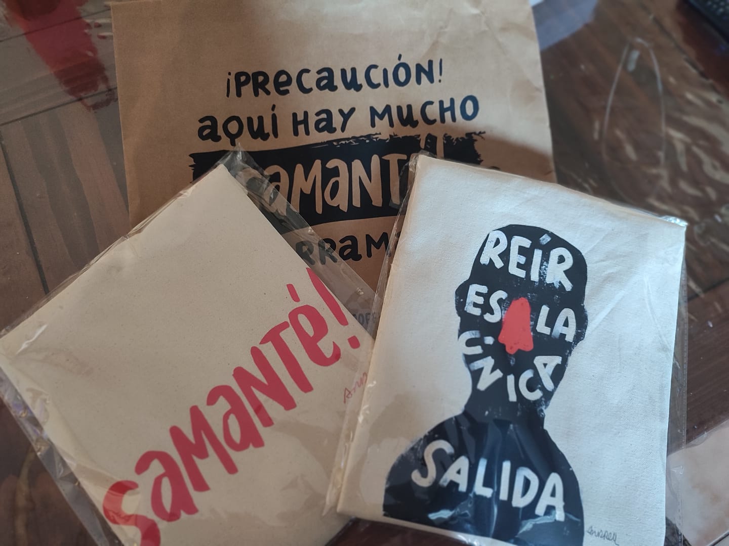 Customer photo review of Tote Bag "Samanté!"