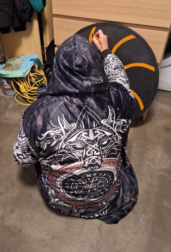 Customer photo review of Manteau Vegvisir
