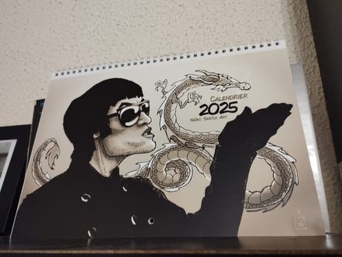 Customer photo review of Calendrier SKETCH ART 2