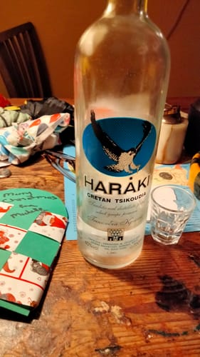 Customer photo review of Cretan raki Haraki - 700ml