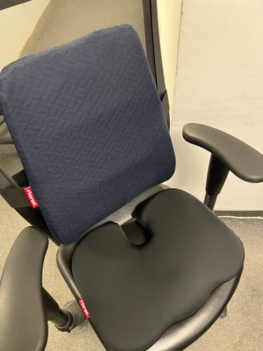 Customer photo review of Ruf- Full back Support Pillow