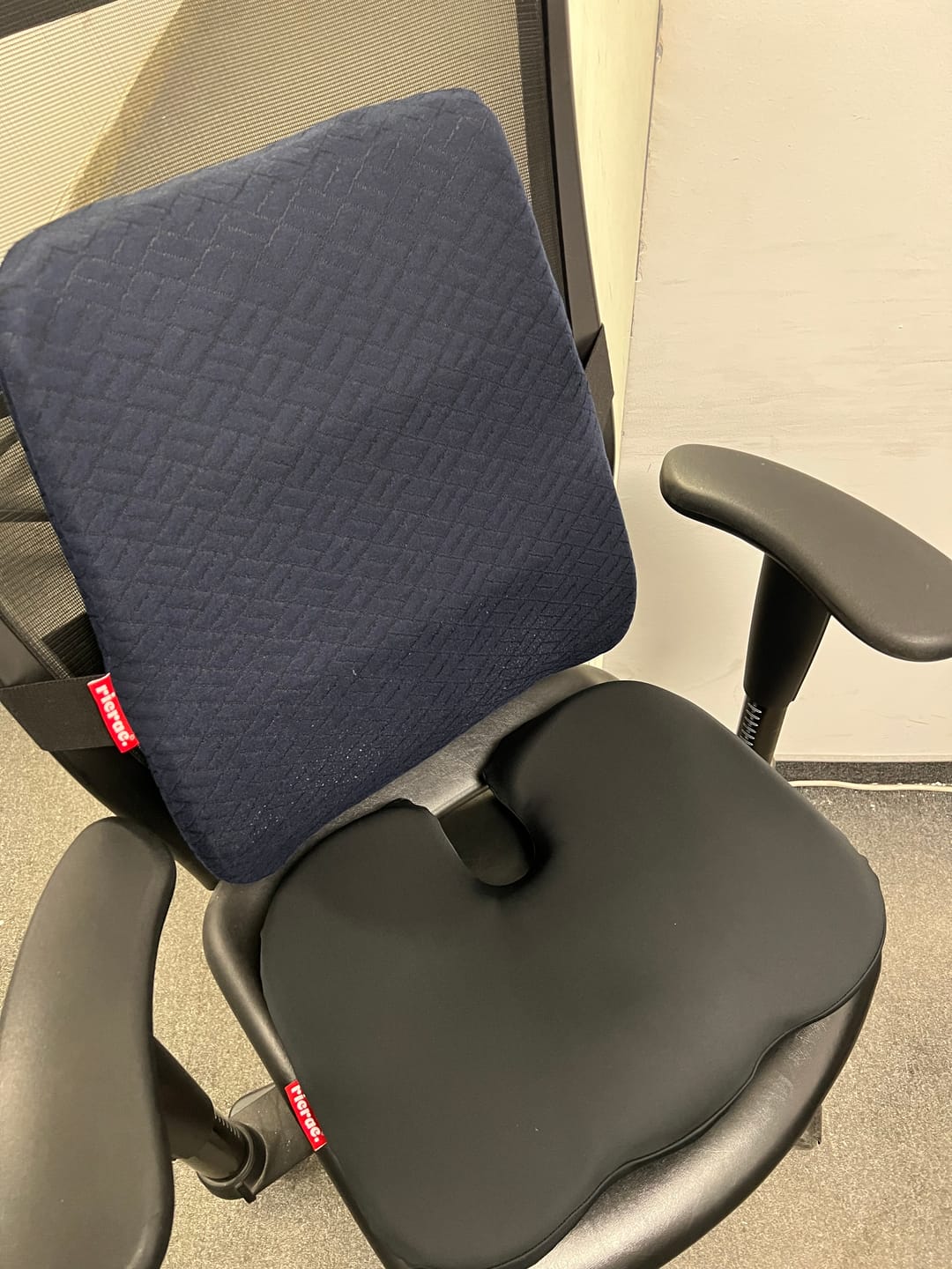 Customer photo review of Ruf- Full back Support Pillow