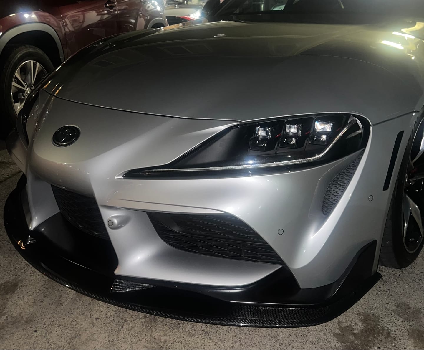 Customer photo review of 2020-Up Toyota Supra A90 Artisan Spirit Front Splitter Lip