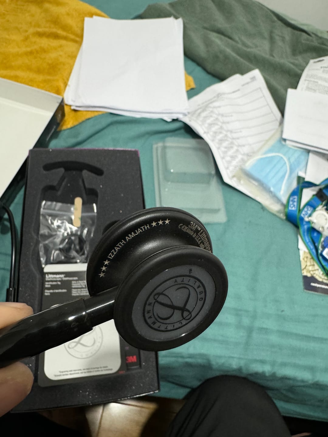 Customer photo review of Littmann Classic III Monitoring Stethoscope: All Black 5803