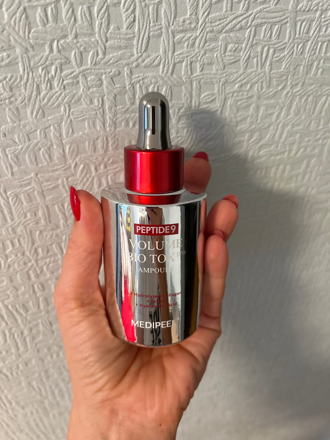 Customer photo review of Peptīdu ampula ar volufilīnu krunciņu novēršanai Medi-Peel Peptide 9 Volume Bio Tox Ampoule Pro