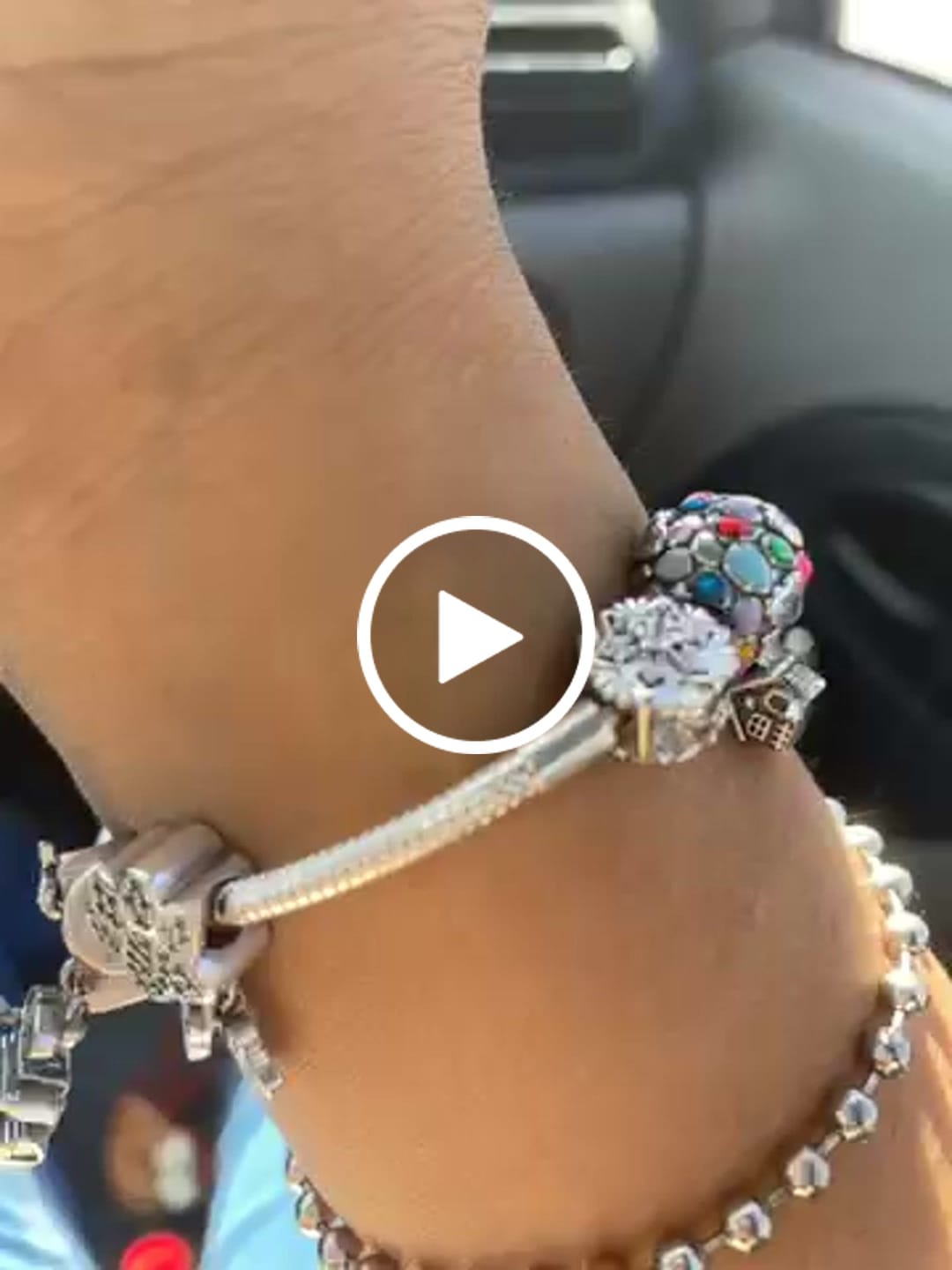 Customer video review of Pulsera Copo de Nieve