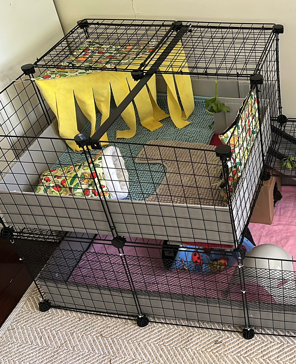 Customer photo review of Corner Curtain - The Little Jack Horner Corner Tent