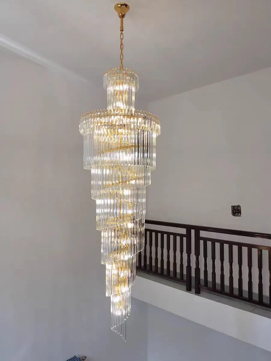 Customer photo review of Beth Extra Large Crystal Chandelier