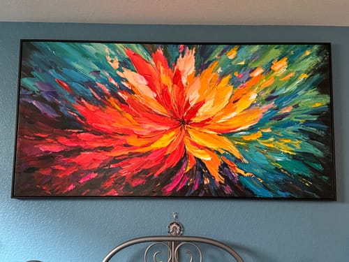 Customer photo review of Flower Canvas Art #FL019