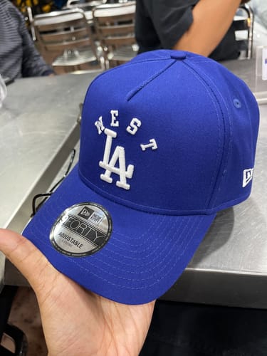 Customer photo review of 9FORTY A-Frame Los Angeles Dodgers Team Division Blue Snapback