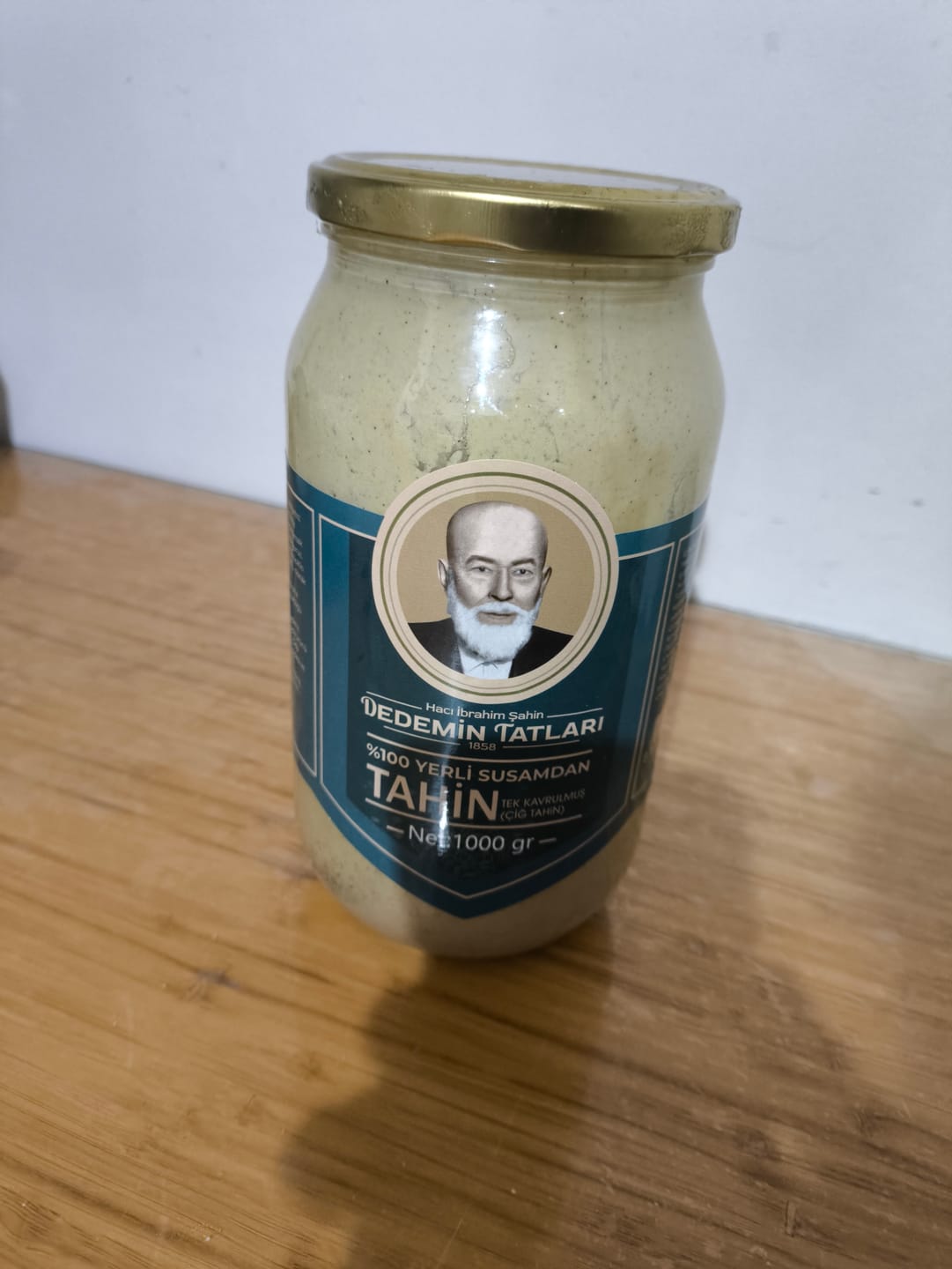 Customer photo review of %100 Yerli Susamdan Organik Çiğ Tahin - 1000gr 3'lü Paket