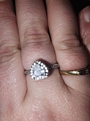 Customer photo review of Forever In My Heart Urn Ring