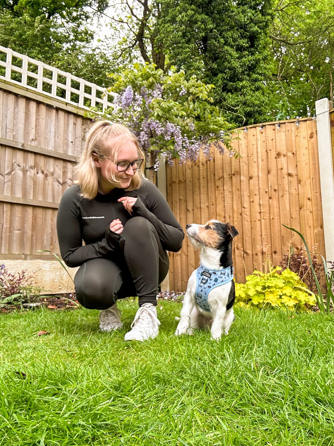 Customer photo review of Walkies Ready® Leggings - Emerald