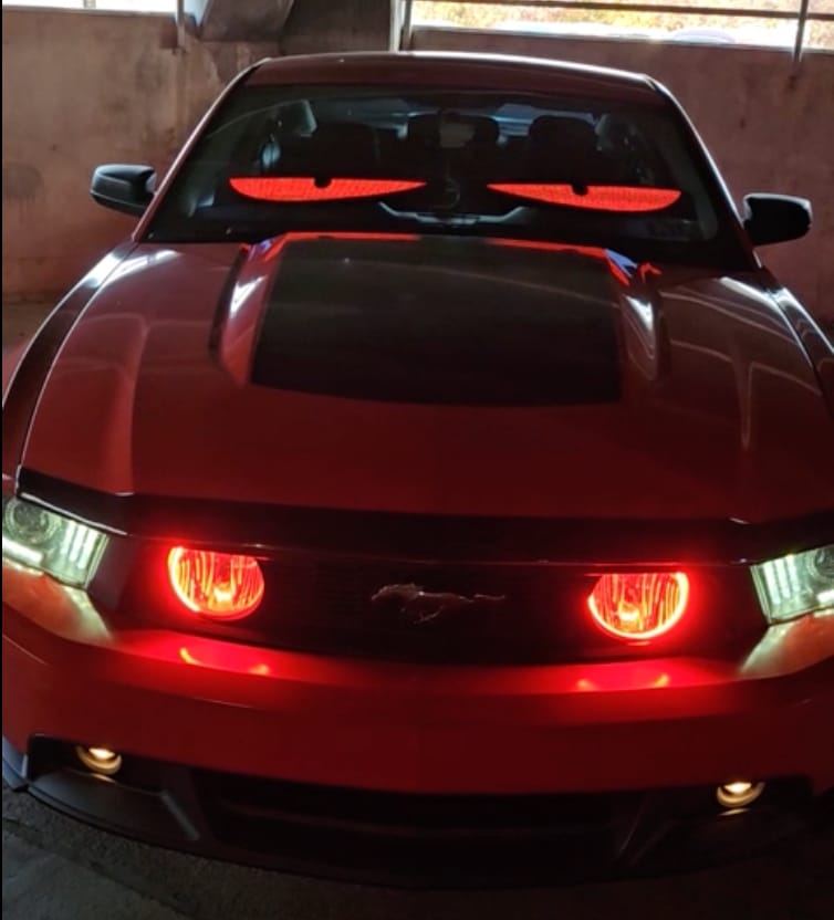 Customer photo review of Electra Eyes™ - LED Animated Eyes