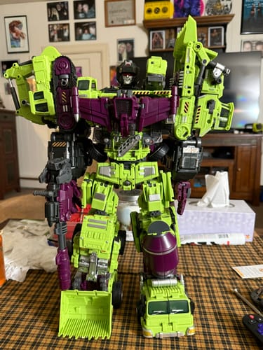 Customer photo review of JB Jinbao Devastator 2.0 Upgrade Kit (Oversized GT-01 GT01 Gravity Builder) Loose Pack