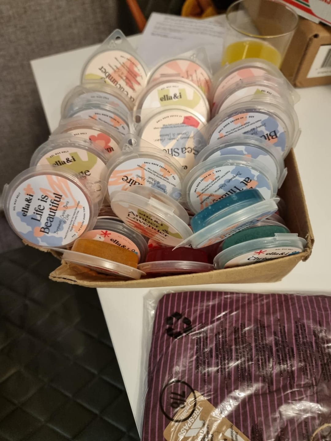 Customer photo review of Rhubarb & Rose Gel Melt
