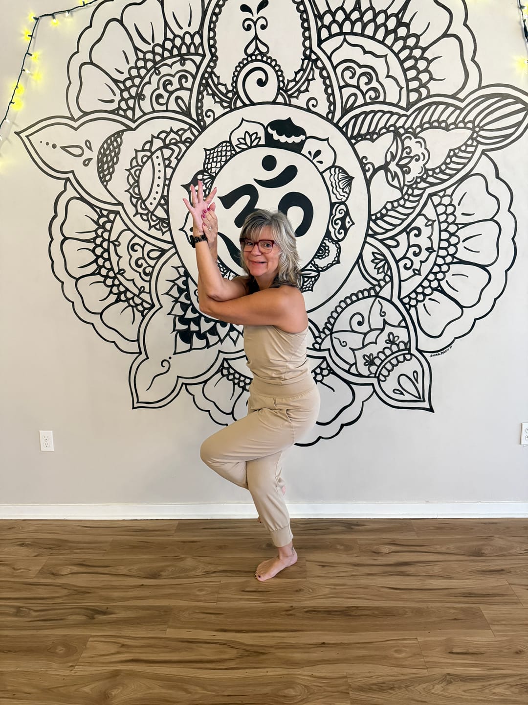 Customer photo review of Organic Cotton Yoga Jumpsuit