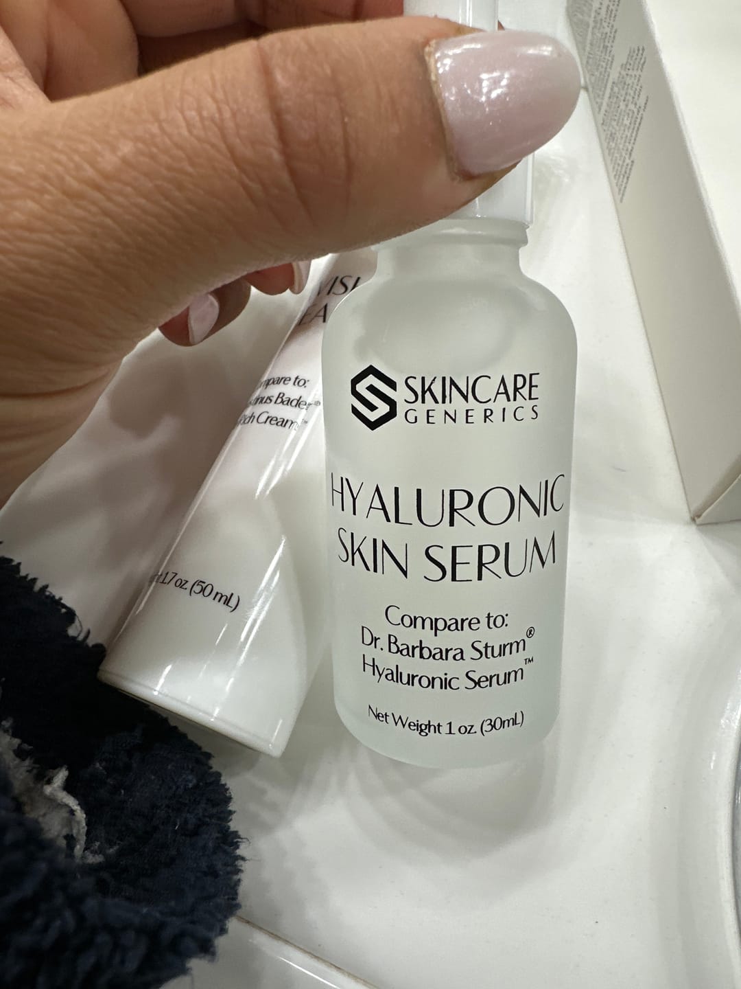 Customer photo review of HYALURONIC SKIN SERUM | PLUMPING HYDRATION