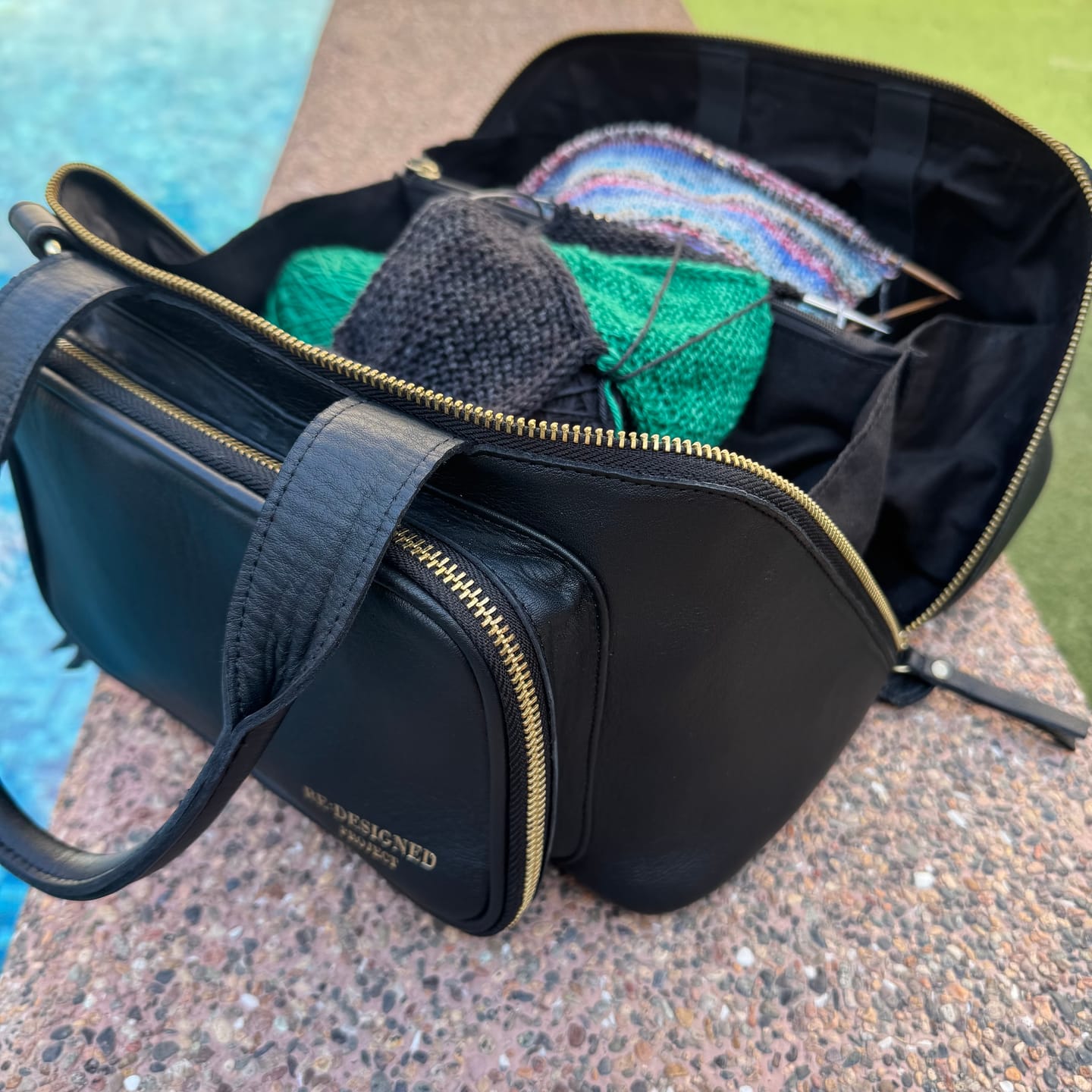 Customer photo review of Bolso de Cuero Para Proyectos   Project 39 (Elegir Color)