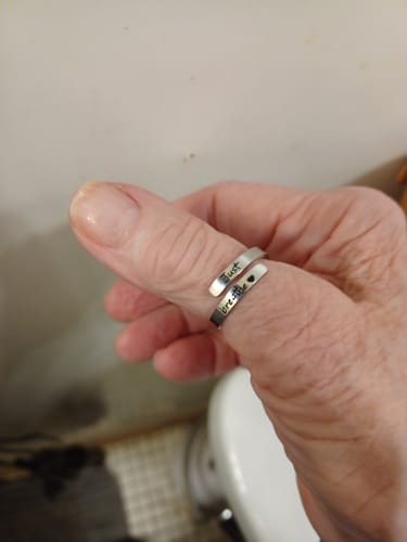 Customer photo review of Just Breathe Ring