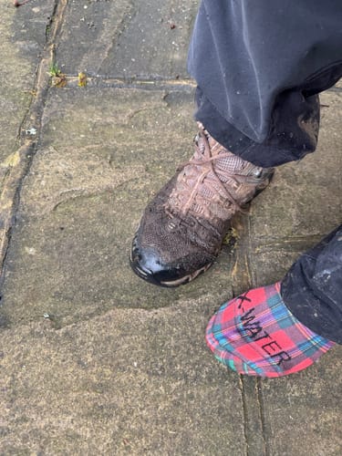 Customer photo review of HEMY Crew Waterproof Socks