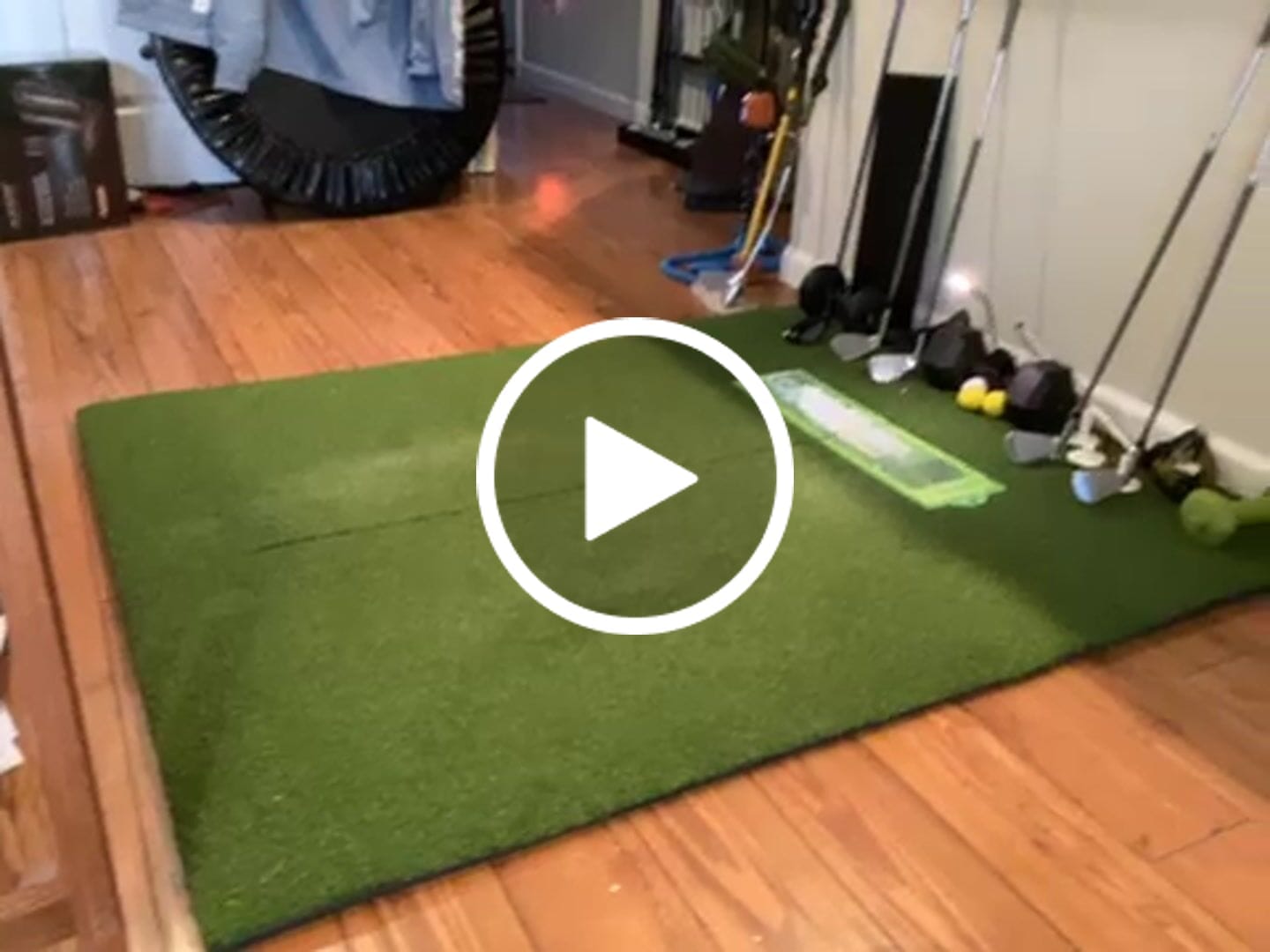 Customer video review of Divot Board Turf Mat 4x5 -Mat Only - Perfect for Existing Divot Board Owners