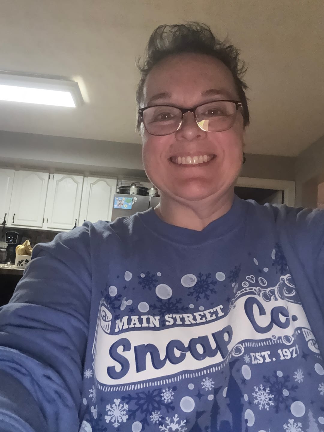 Customer photo review of Main Street Snoap Company Long Sleeve Shirt